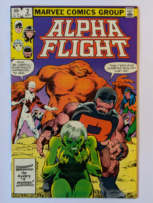 Alpha Flight #2 Marvel Comic Book