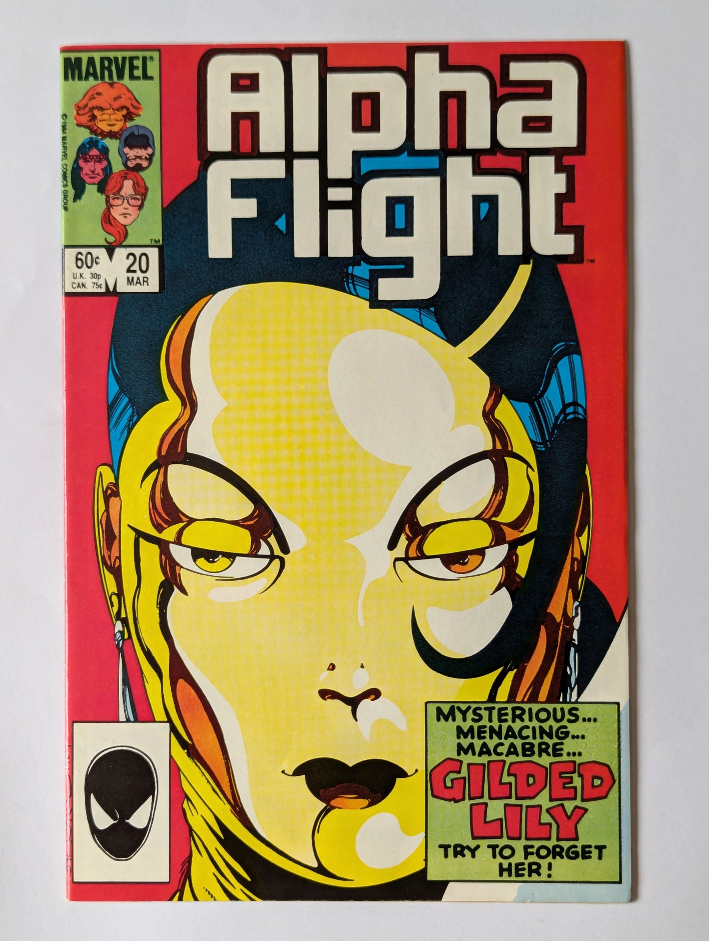 Alpha Flight #20 Marvel Comic Book