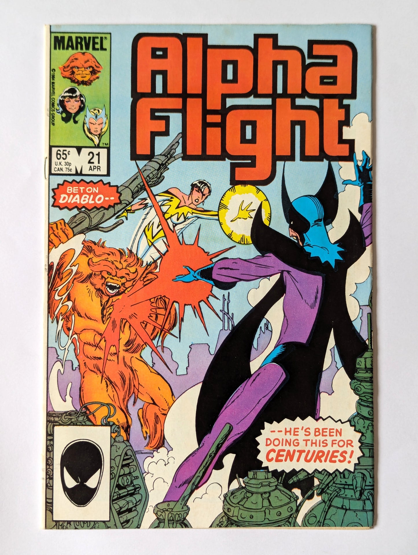 Alpha Flight #21 Marvel Comic Book