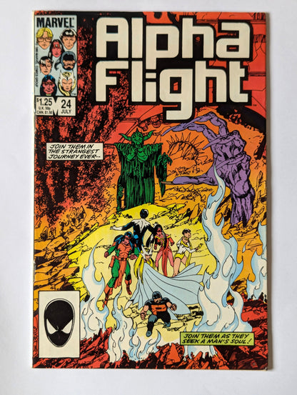 Alpha Flight #24 Marvel Comic Book