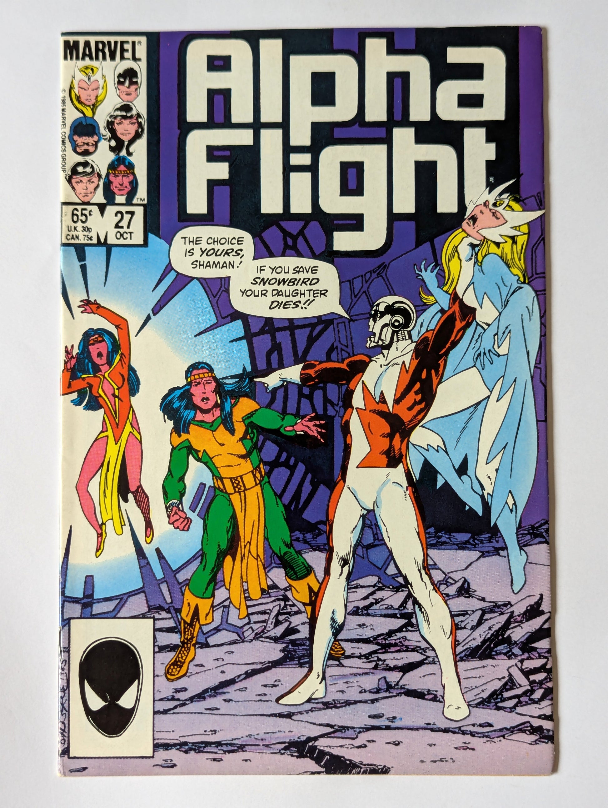 Alpha Flight #27 Marvel Comic Book