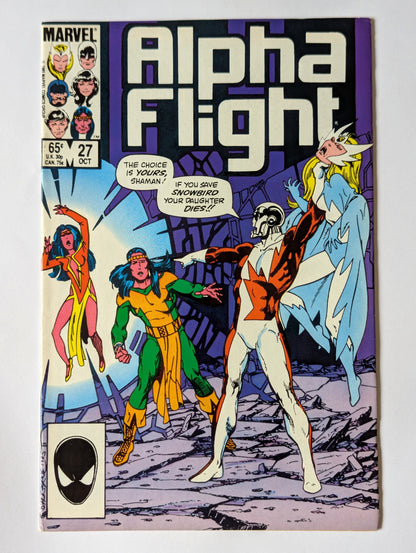 Alpha Flight #27 Marvel Comic Book