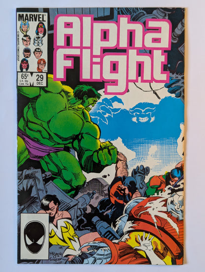 Alpha Flight #29 Marvel Comic Book
