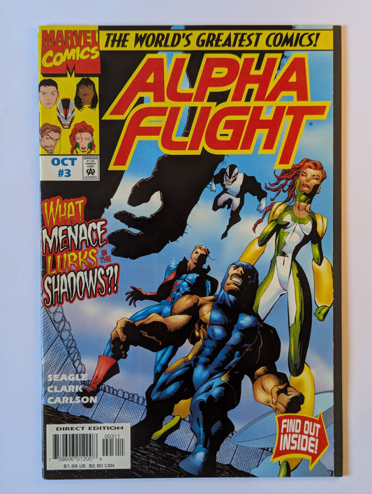 Alpha Flight #3 Marvel Comic Book