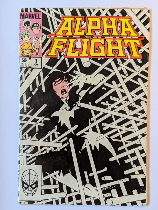 Alpha Flight #3 Marvel Comic Book