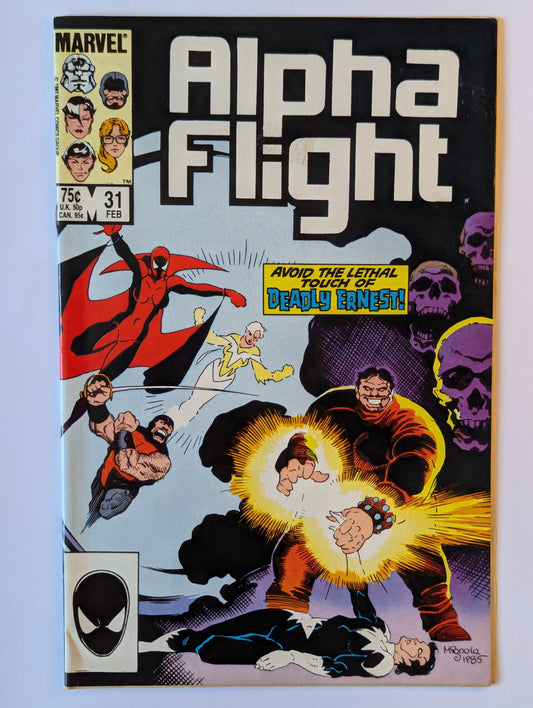 Alpha Flight #31 Marvel Comic Book