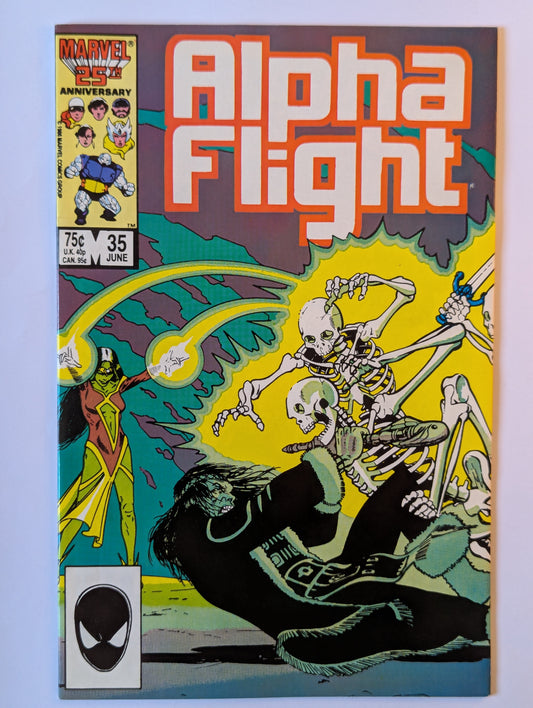 Alpha Flight #35 Marvel Comic Book