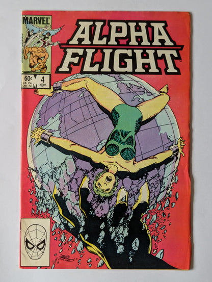 Alpha Flight #4 Marvel Comic Book
