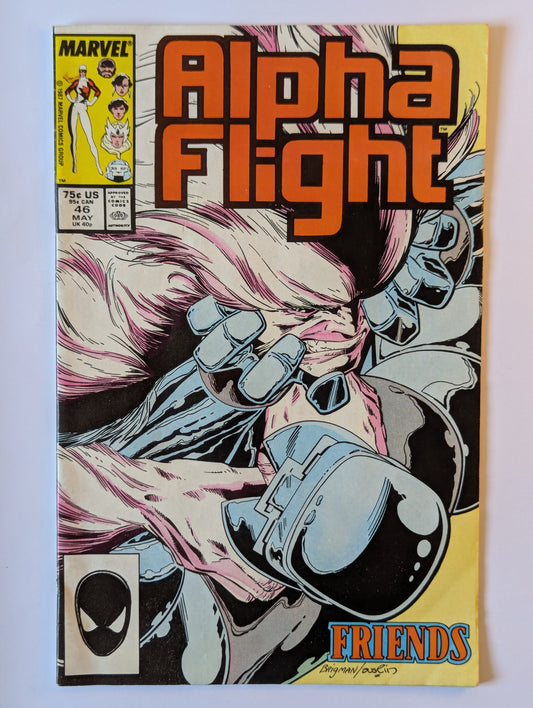 Alpha Flight #46 Marvel Comic Book