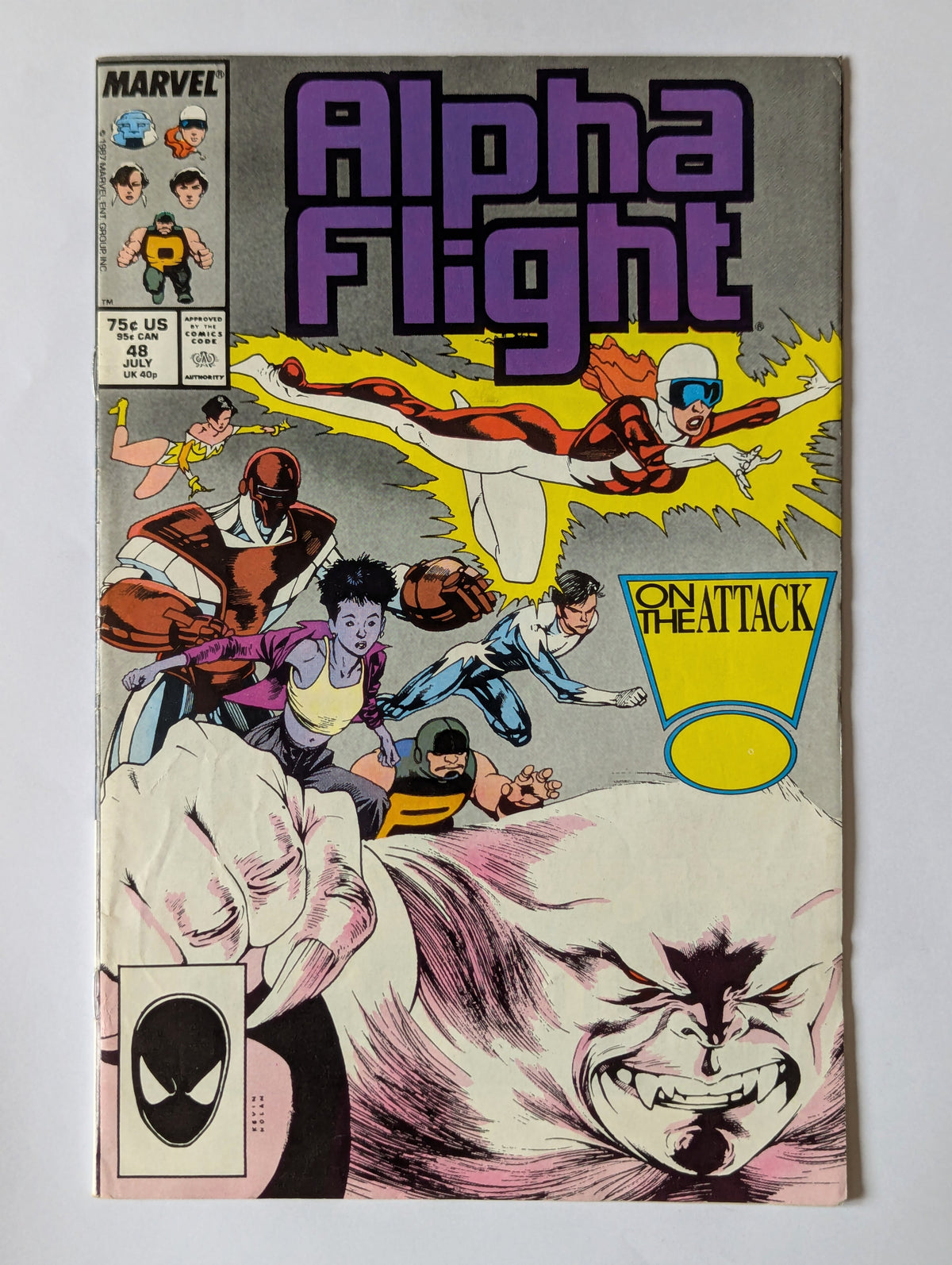 Alpha Flight #48 Marvel Comic Book