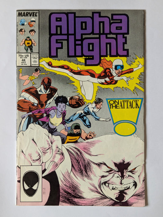 Alpha Flight #48 Marvel Comic Book