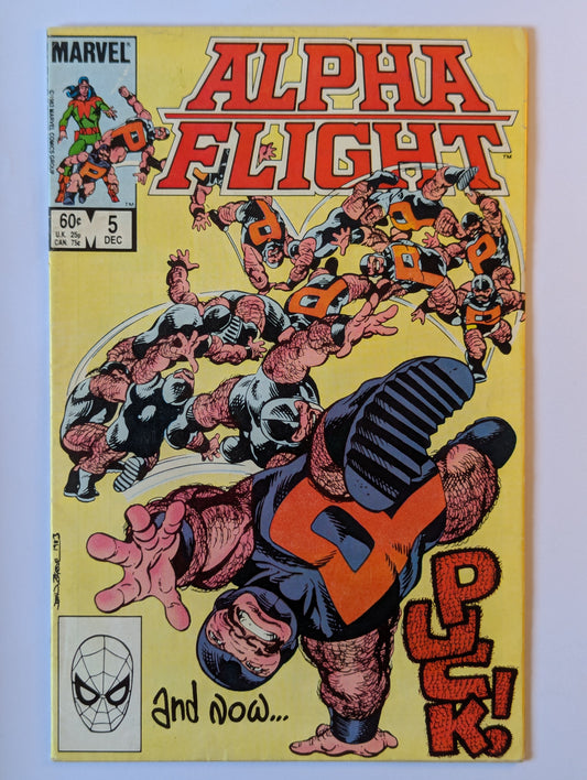 Alpha Flight #5 Marvel Comic Book