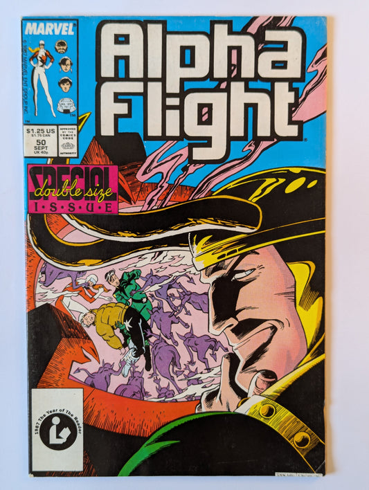 Alpha Flight #50 Marvel Comic Book