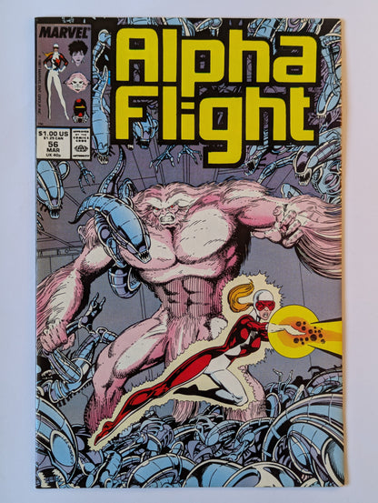Alpha Flight #56 Marvel Comic Book