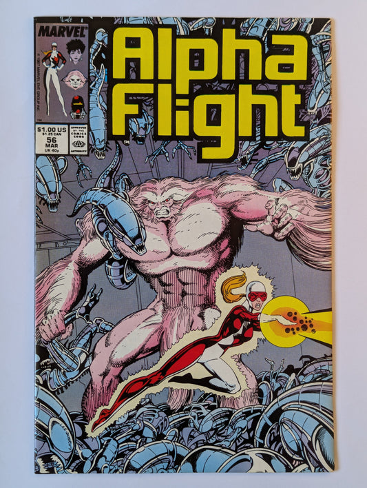 Alpha Flight #56 Marvel Comic Book