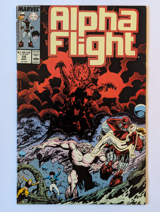 Alpha Flight #58 Marvel Comic Book