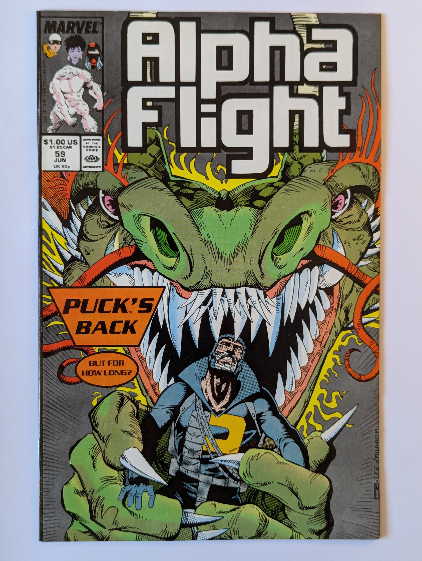 Alpha Flight #59 Marvel Comic Book