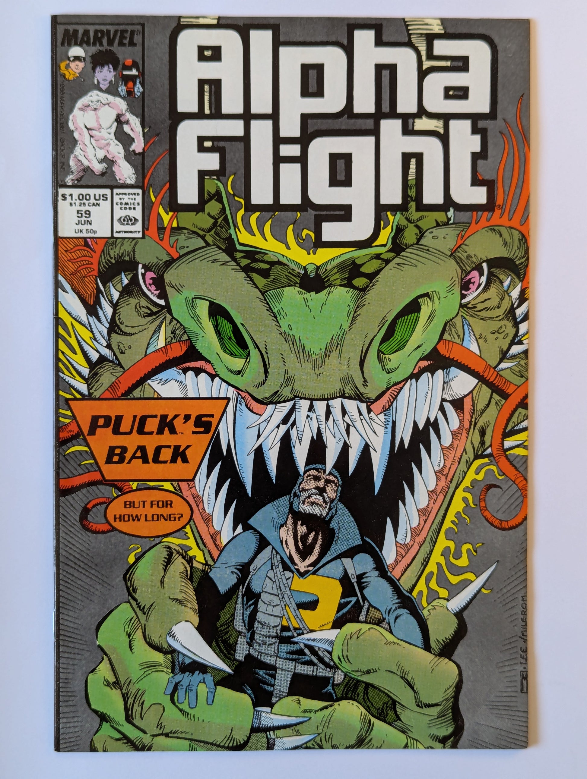 Alpha Flight #59 Marvel Comic Book