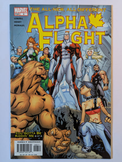 Alpha Flight #6 Marvel Comic Book
