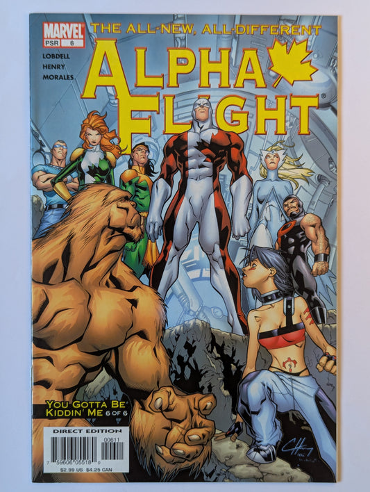 Alpha Flight #6 Marvel Comic Book