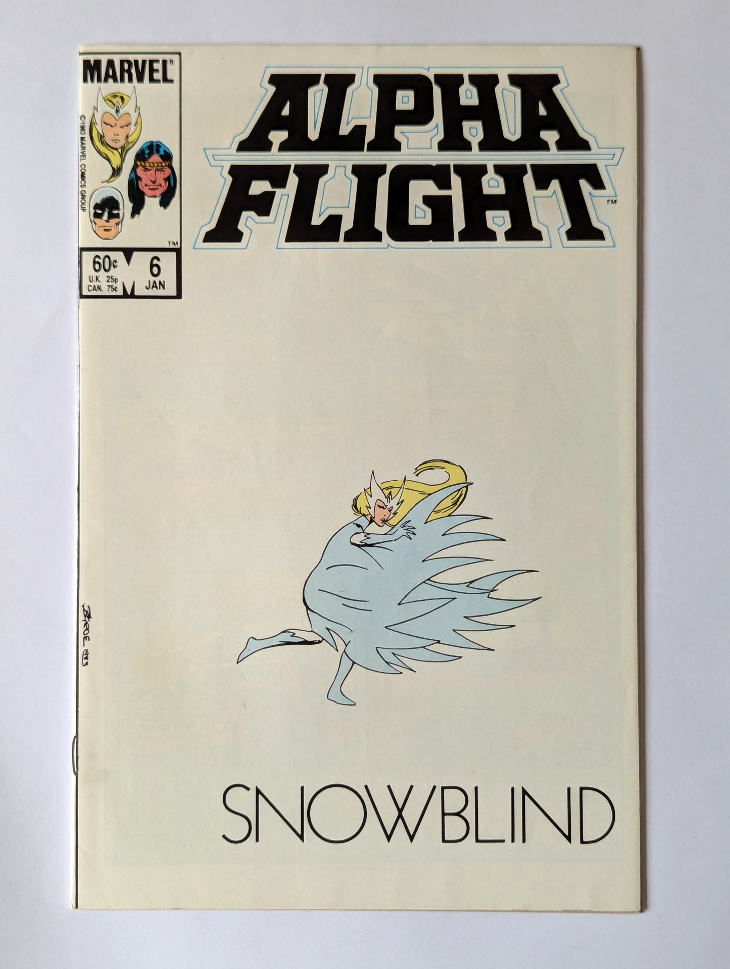Alpha Flight #6 Marvel Comic Book