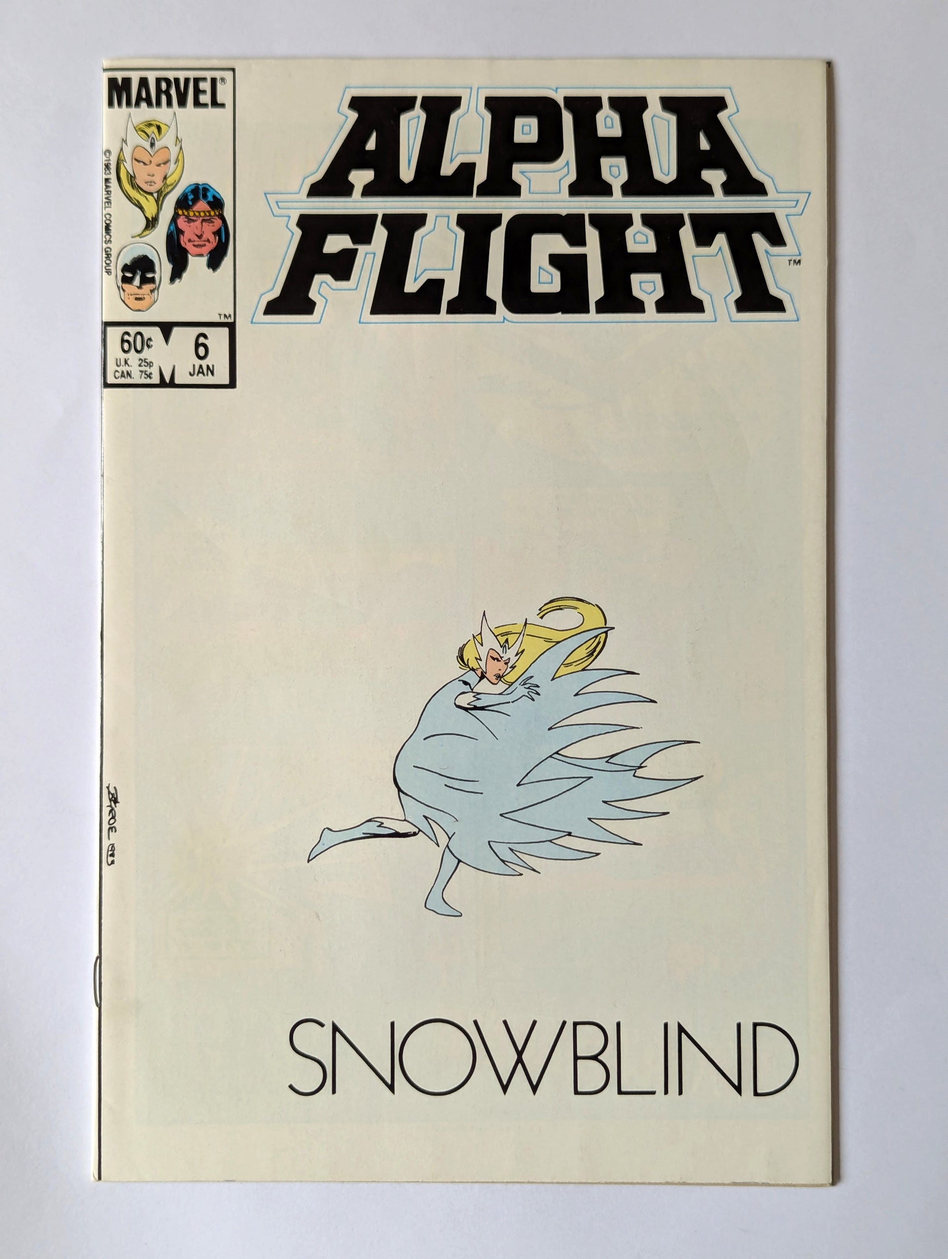 Alpha Flight #6 Marvel Comic Book