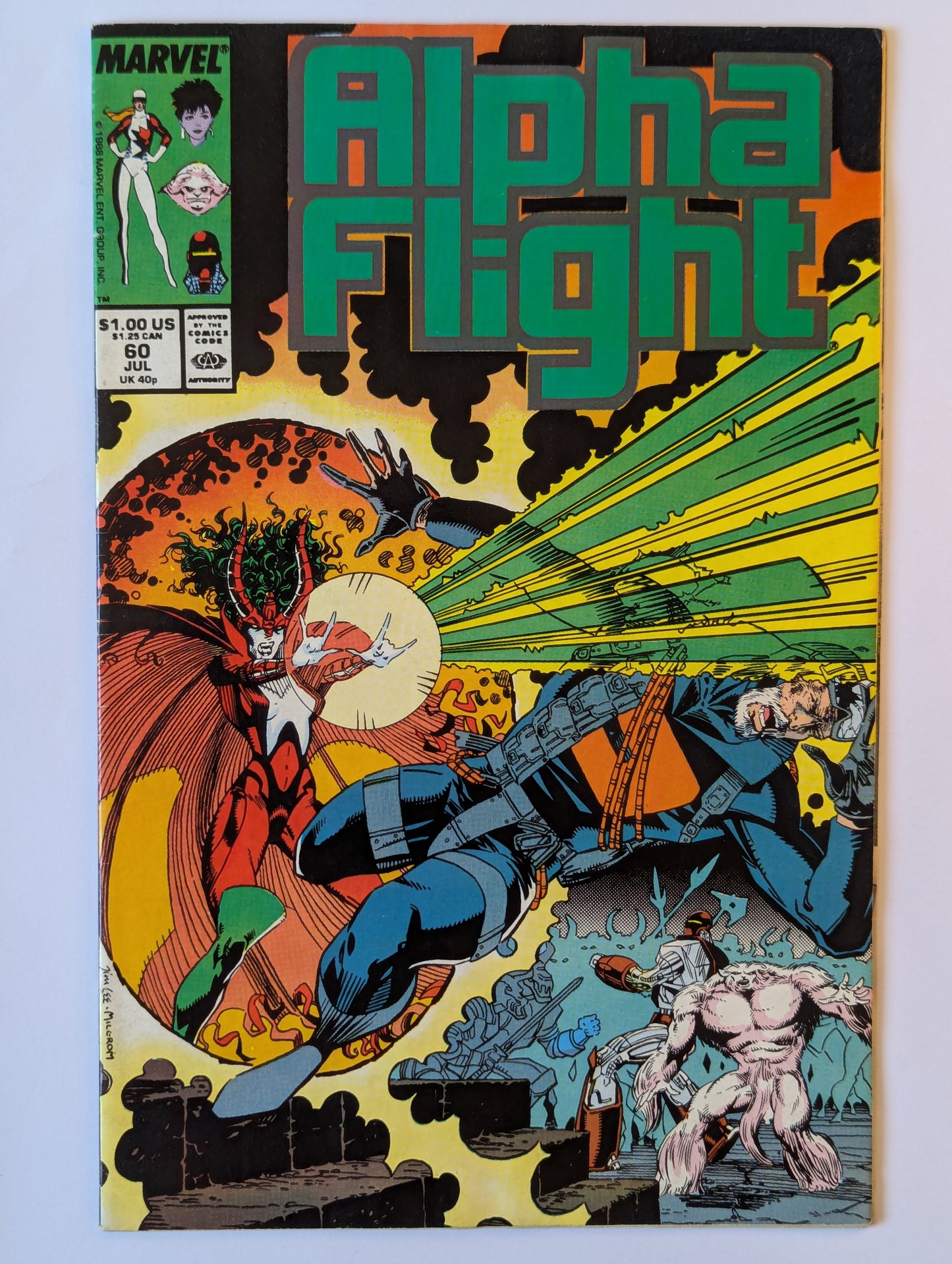 Alpha Flight #60 Marvel Comic Book