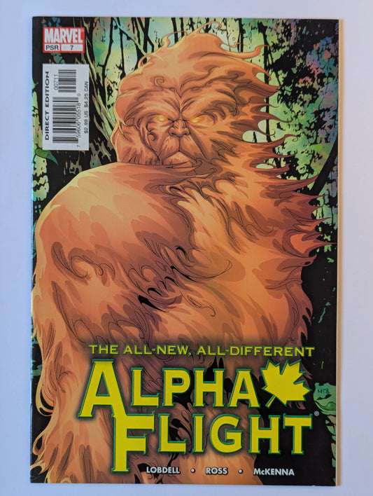 Alpha Flight #7 Marvel Comic Book