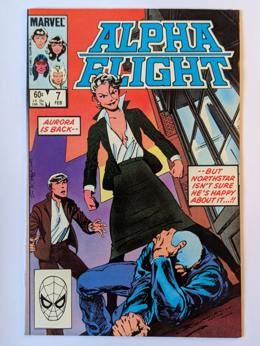 Alpha Flight #7 Marvel Comic Book
