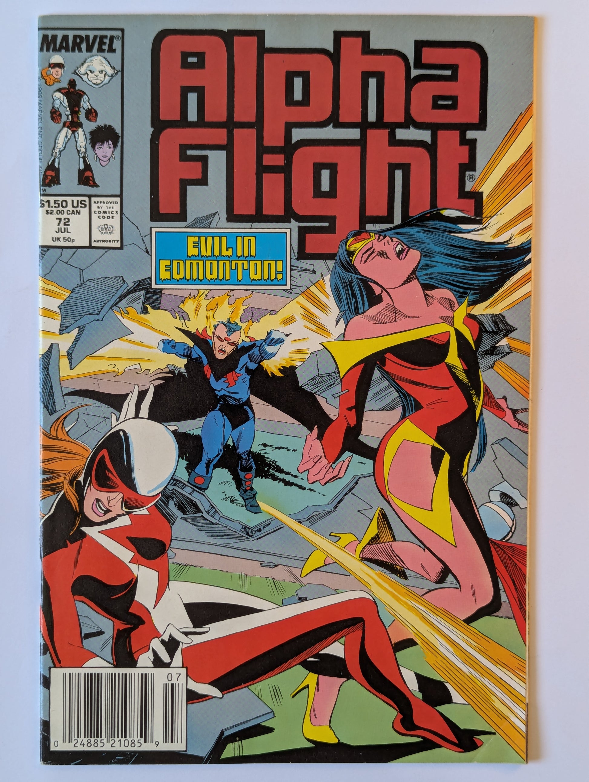 Alpha Flight #72 Marvel Comic Book
