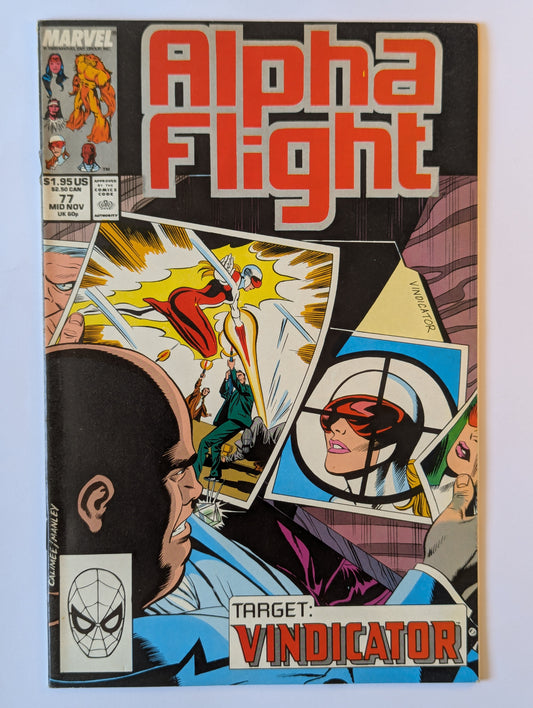 Alpha Flight #77 Marvel Comic Book