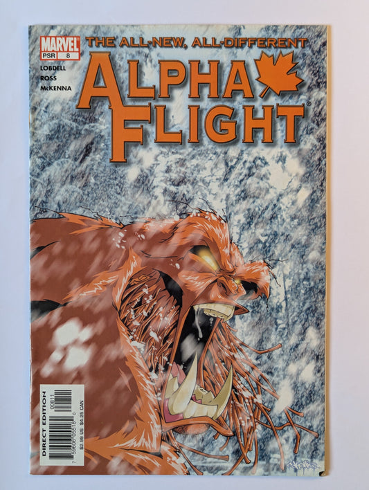 Alpha Flight #8 Marvel Comic Book