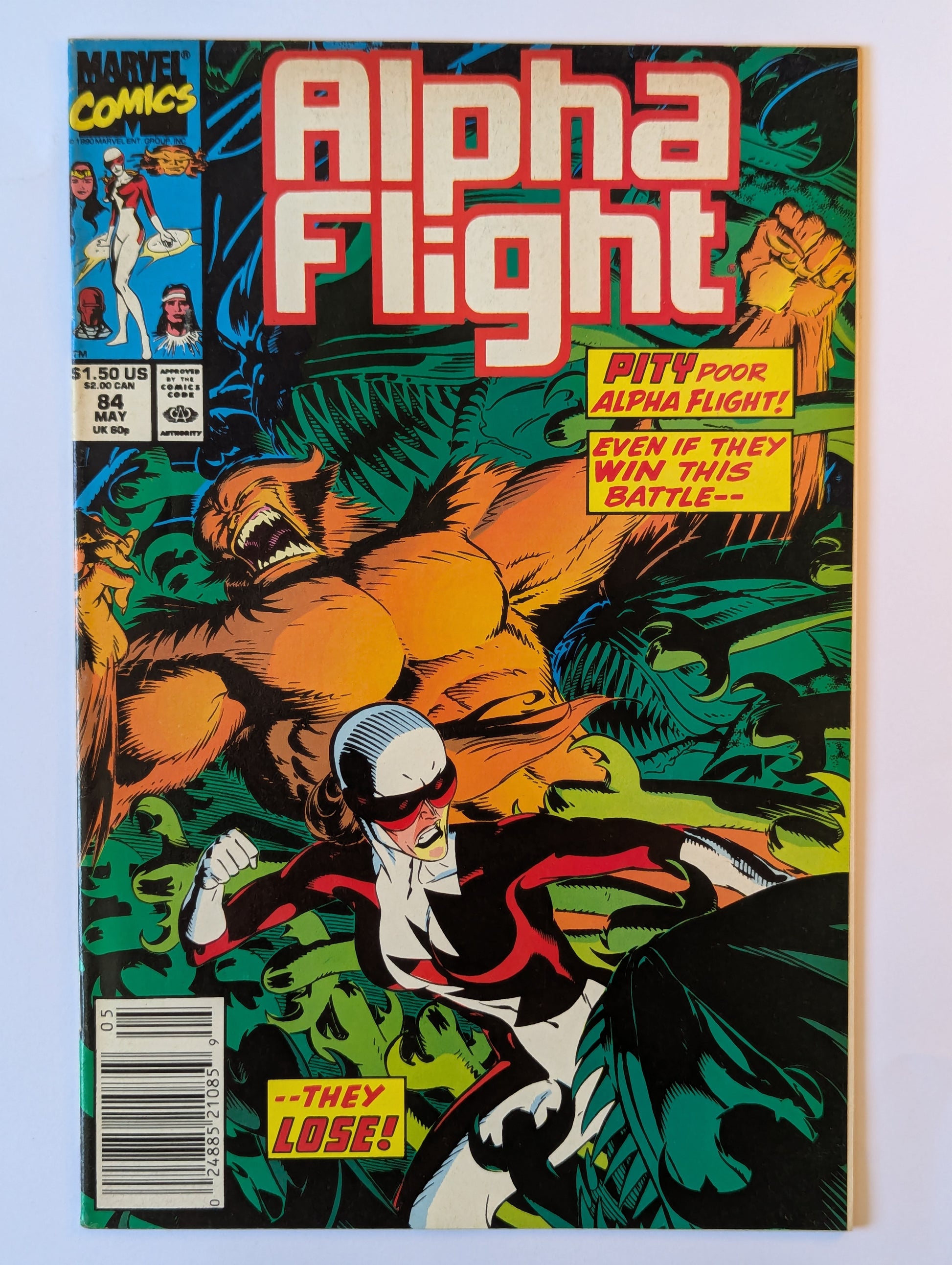 Alpha Flight #84 Marvel Comic Book