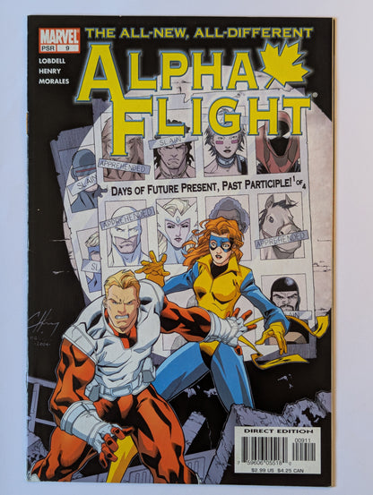 Alpha Flight #9 Marvel Comic Book