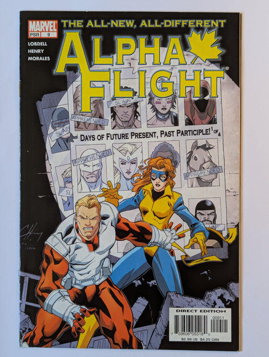 Alpha Flight #9 Marvel Comic Book