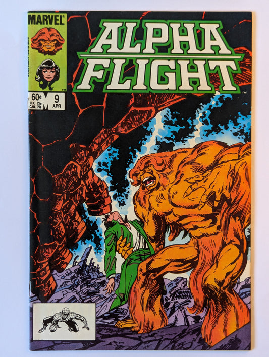 Alpha Flight #9 Marvel Comic Book