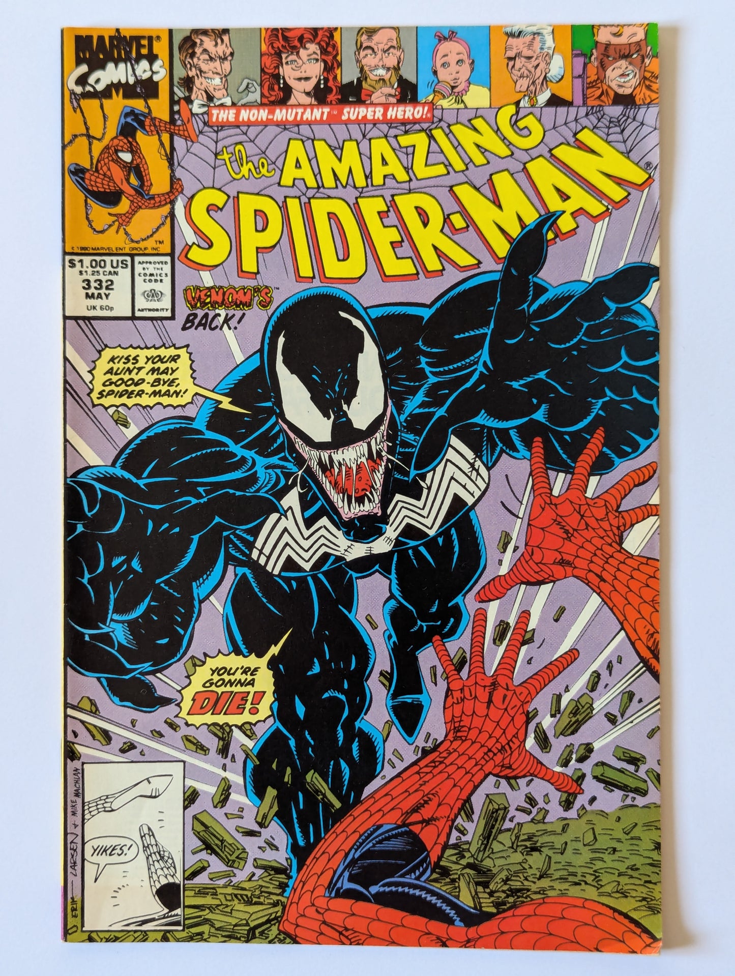 Amazing Spider-Man #332 Marvel Comic Book