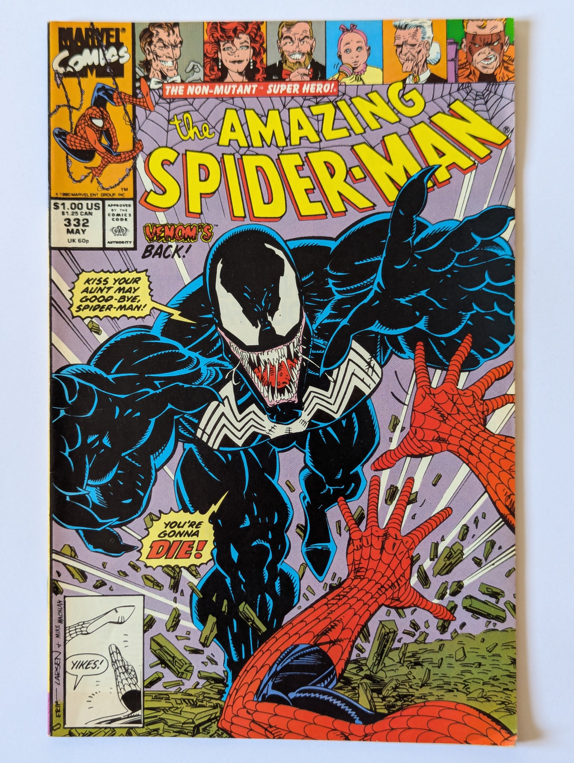 Amazing Spider-Man #332 Marvel Comic Book