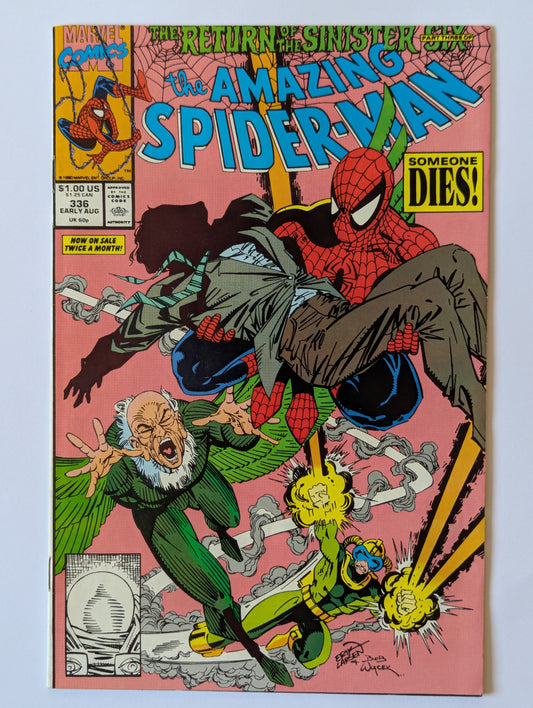 Amazing Spider-Man #336 Marvel Comic Book