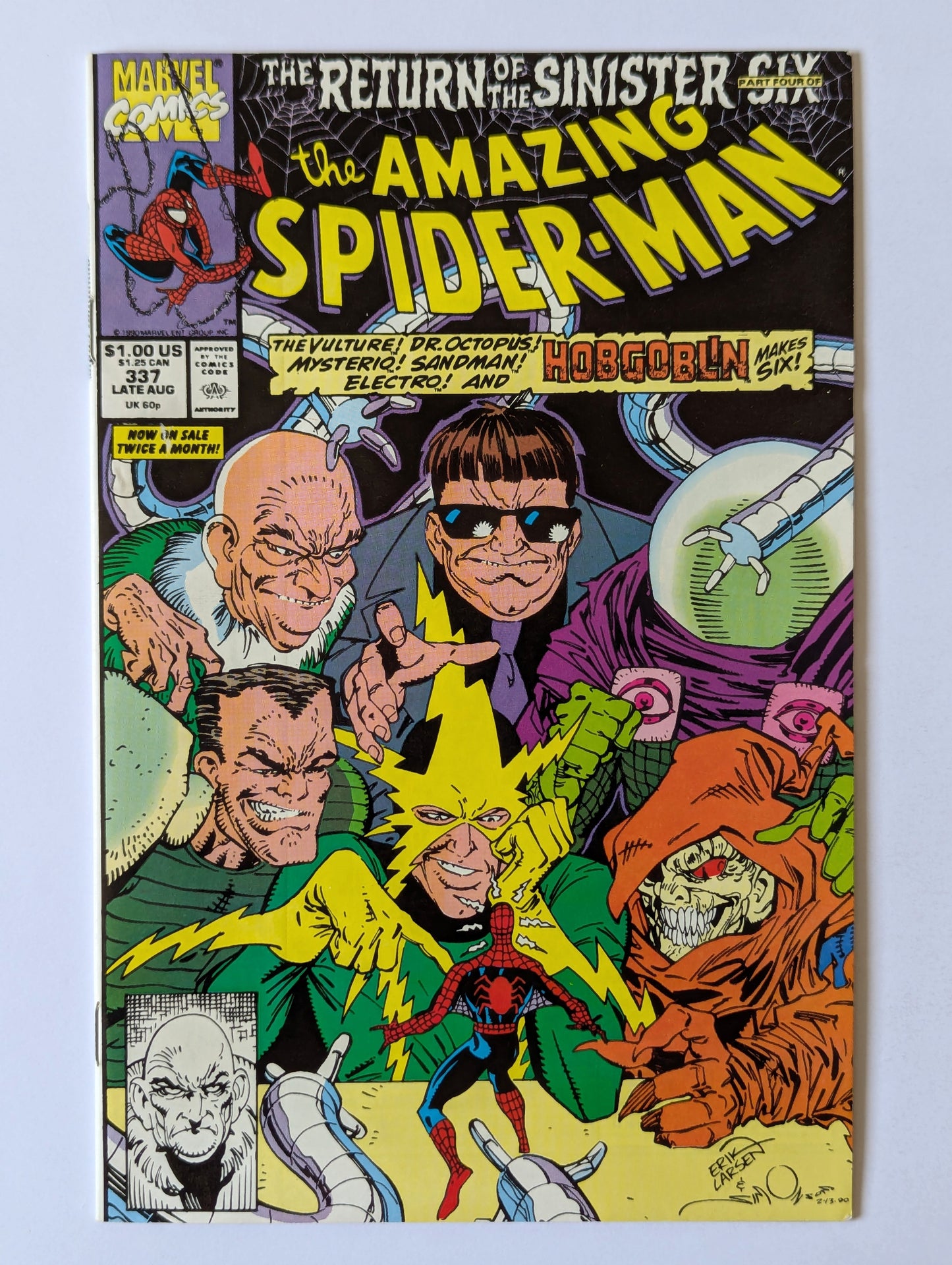 Amazing Spider-Man #337 Marvel Comic Book