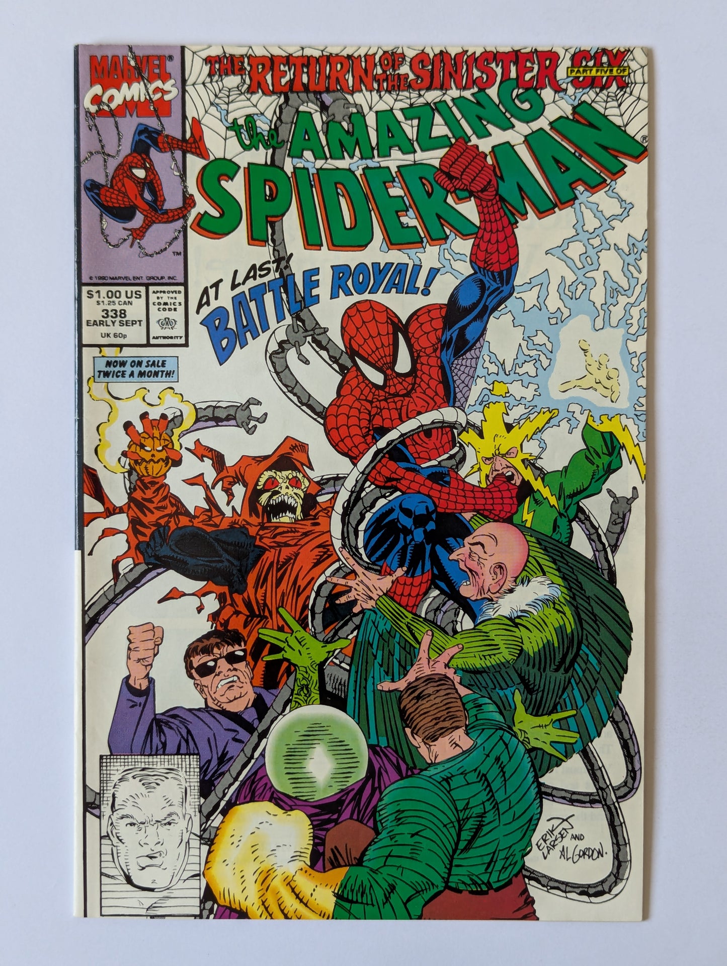 Amazing Spider-Man #338 Marvel Comic Book