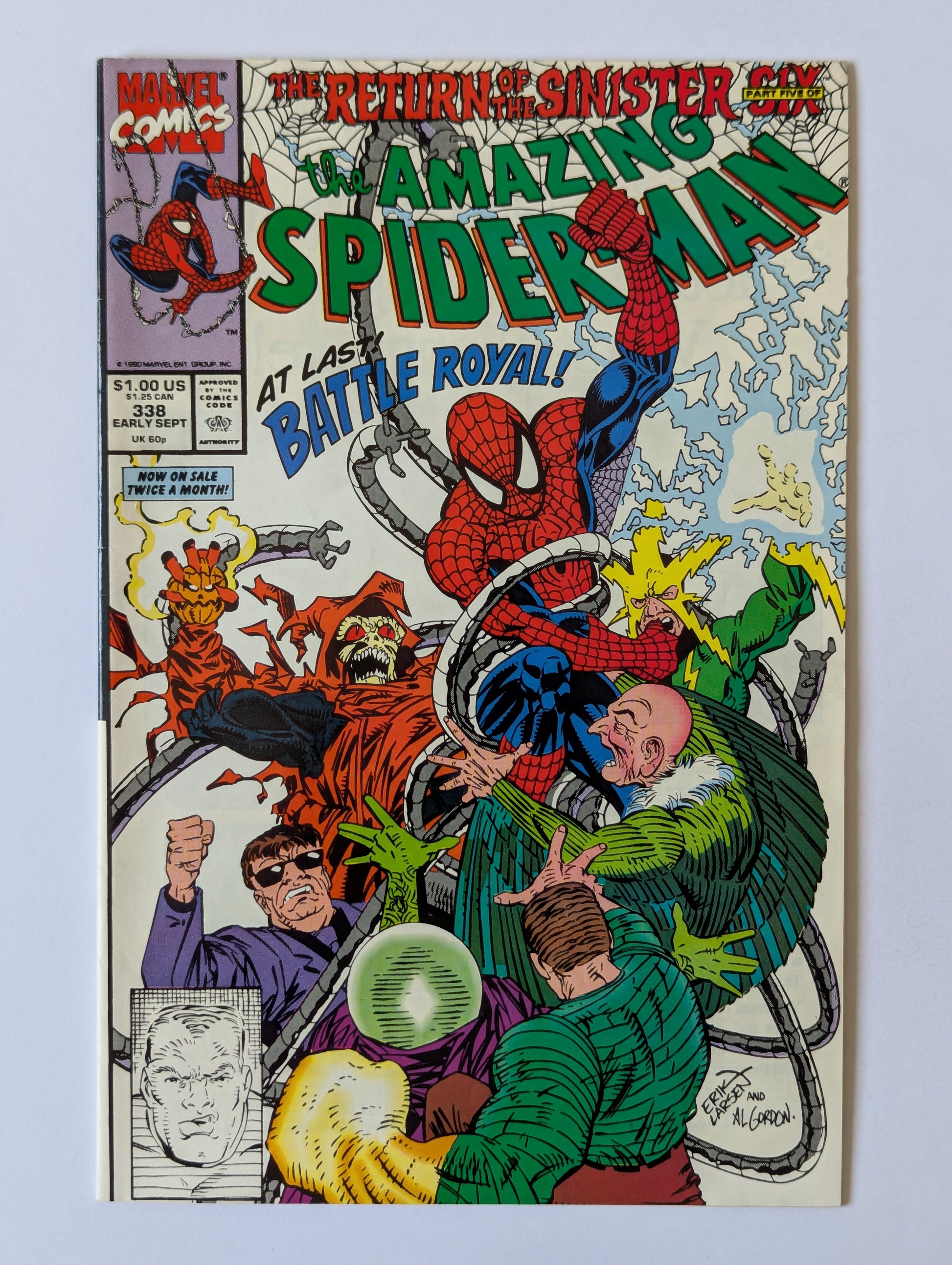 Amazing Spider-Man #338 Marvel Comic Book