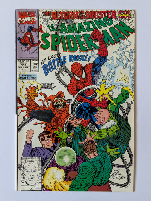 Amazing Spider-Man #338 Marvel Comic Book