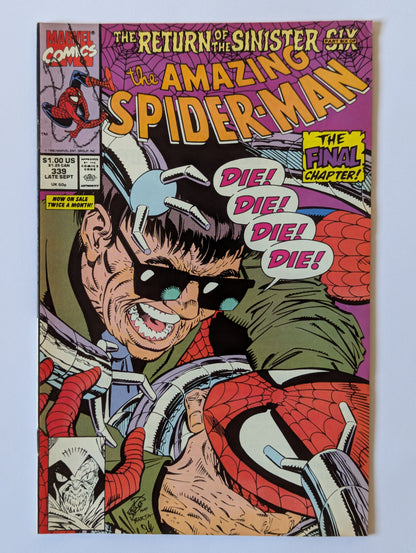 Amazing Spider-Man #339 Marvel Comic Book