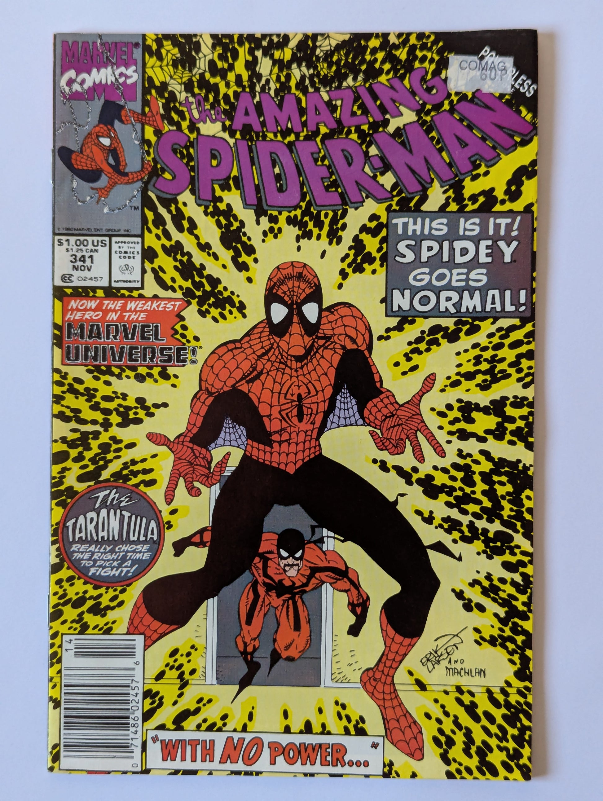 Amazing Spider-Man #341 Marvel Comic Book