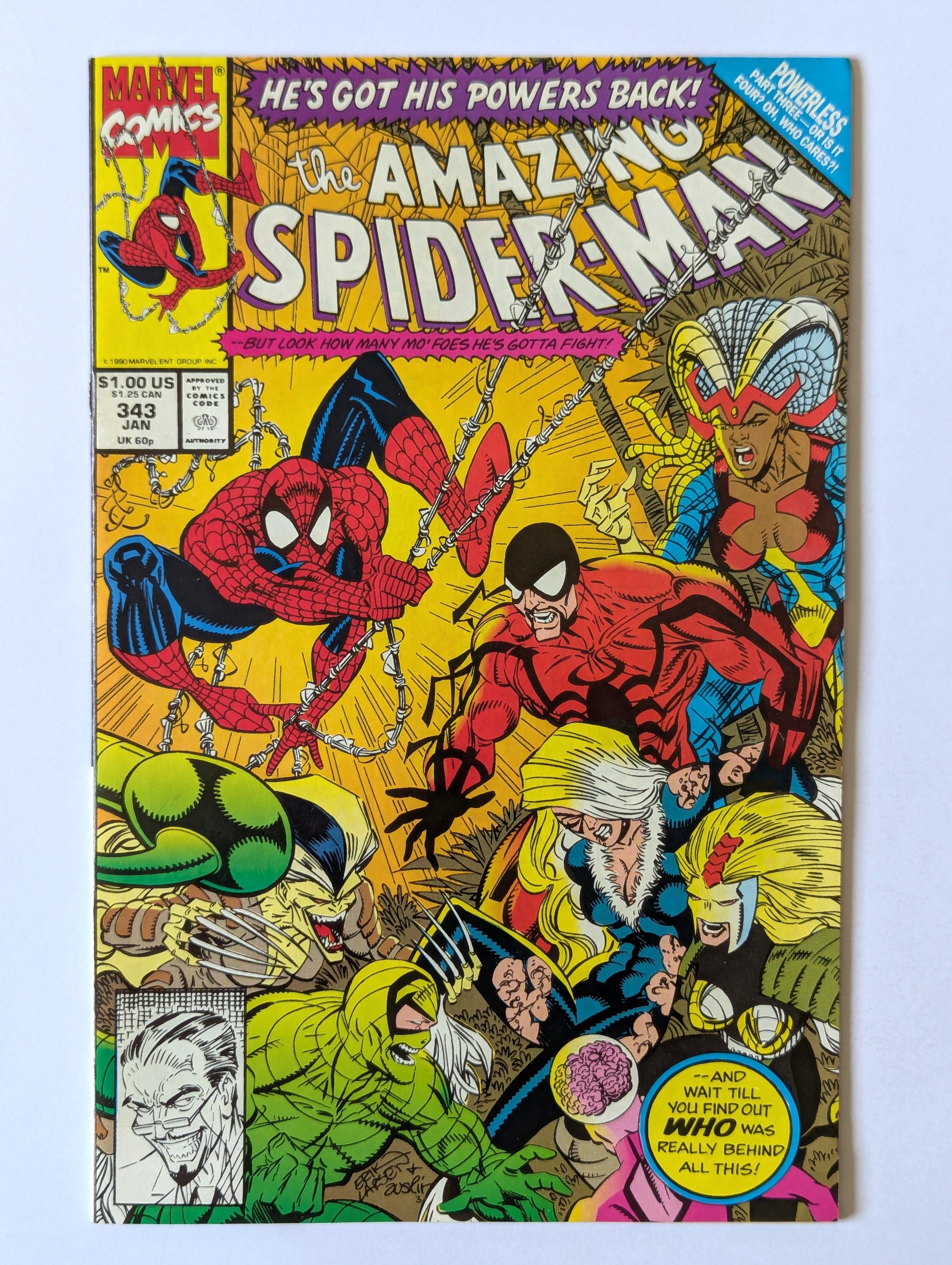 Amazing Spider-Man #343 Marvel Comic Book