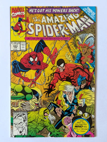 Amazing Spider-Man #343 Marvel Comic Book