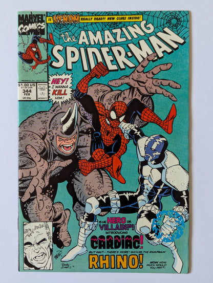 Amazing Spider-Man #344 Marvel Comic Book