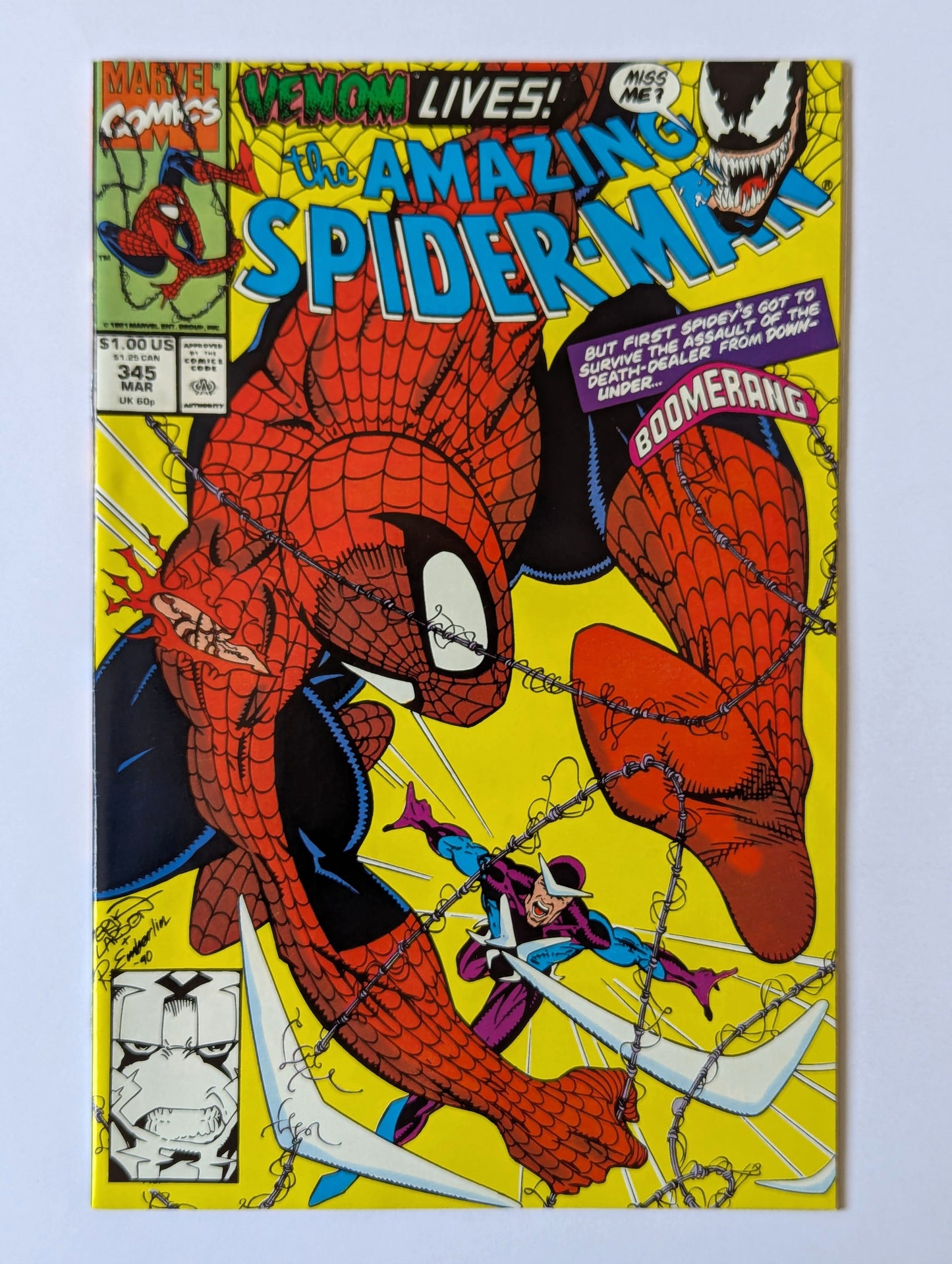 Amazing Spider-Man #345 Marvel Comic Book