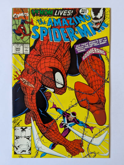 Amazing Spider-Man #345 Marvel Comic Book